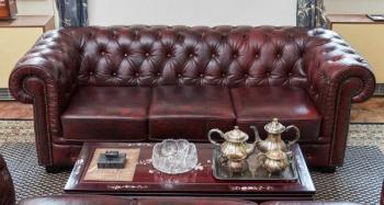 Pohovka Chesterfield top kůže Pohovka Chesterfield top kůže
